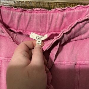 EASEL pink cargo pants